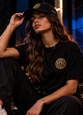 Chica con camiseta y gorra FamilyShooters